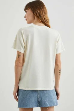 Vrouwen Rails Vriendin T-Shirt - Los Angeles Ecru