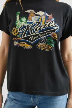 Vrouwen Rails Vriendin T-Shirt - Spoor New York