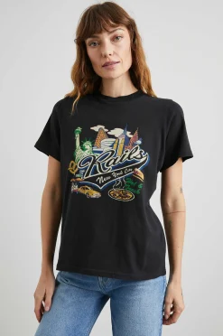 Vrouwen Rails Vriendin T-Shirt - Spoor New York