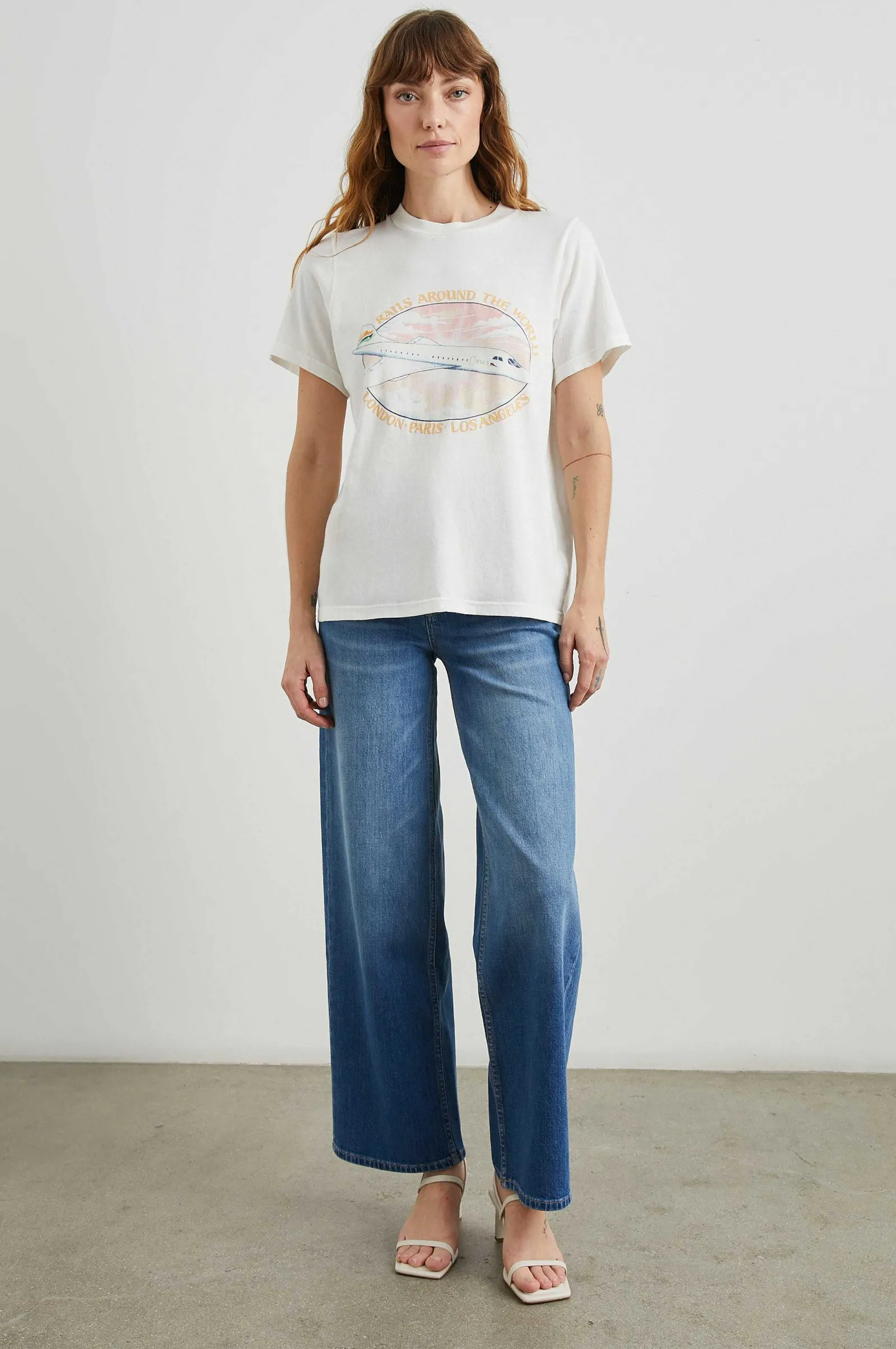 Vrouwen Rails Vriendin T-Shirt - Sporen Rond De Wereld