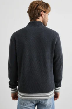 Heren Rails Ward Kwartsrits - Knittany Blauw