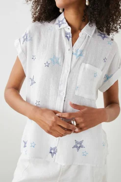 Vrouwen Rails Whitney Shirt - Marine Gestikte Sterren