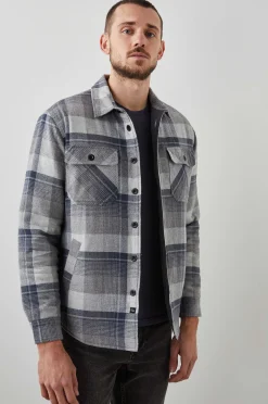 Heren Rails Worthing Jas - Slate Mist Heather