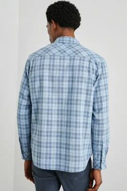 Heren Rails Wyatt Overhemd - Sky Denim Heather