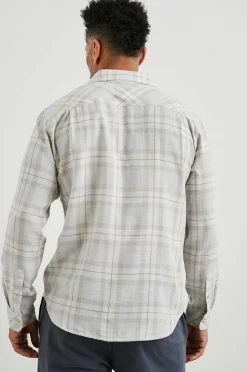 Heren Rails Wyatt Overhemd - Tapir Agave Melange