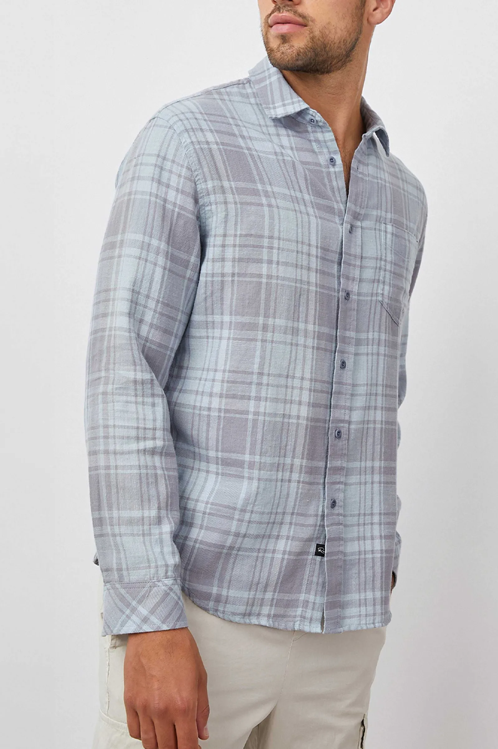 Heren Rails Wyatt Shirt - Blauwgroene Algen
