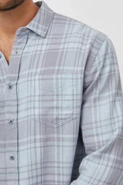 Heren Rails Wyatt Shirt - Blauwgroene Algen