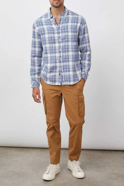 Heren Rails Wyatt Shirt - Koninklijk Paars Staal