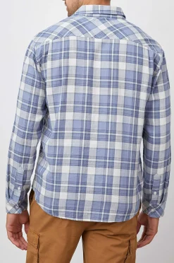 Heren Rails Wyatt Shirt - Koninklijk Paars Staal