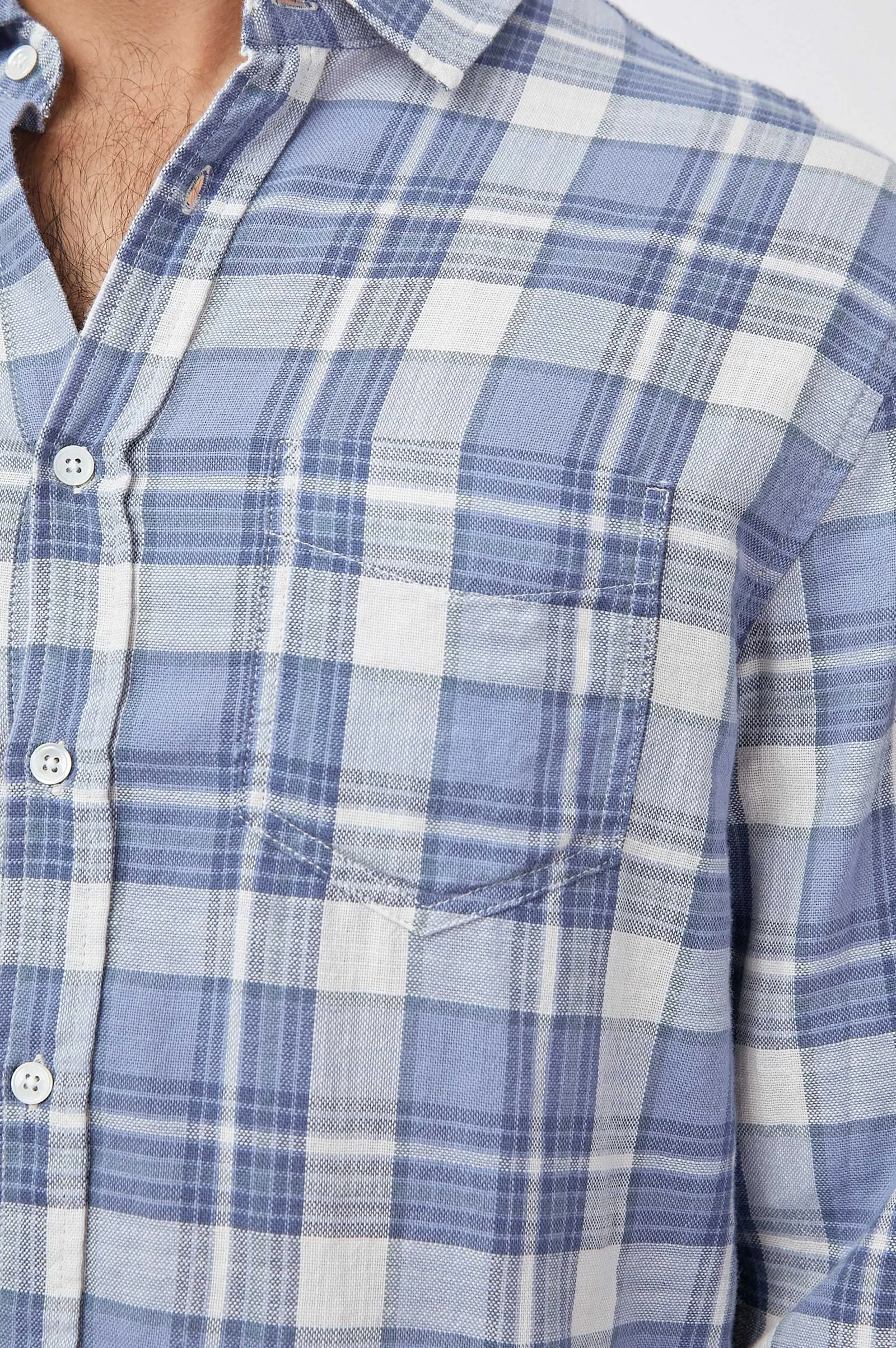 Heren Rails Wyatt Shirt - Koninklijk Paars Staal