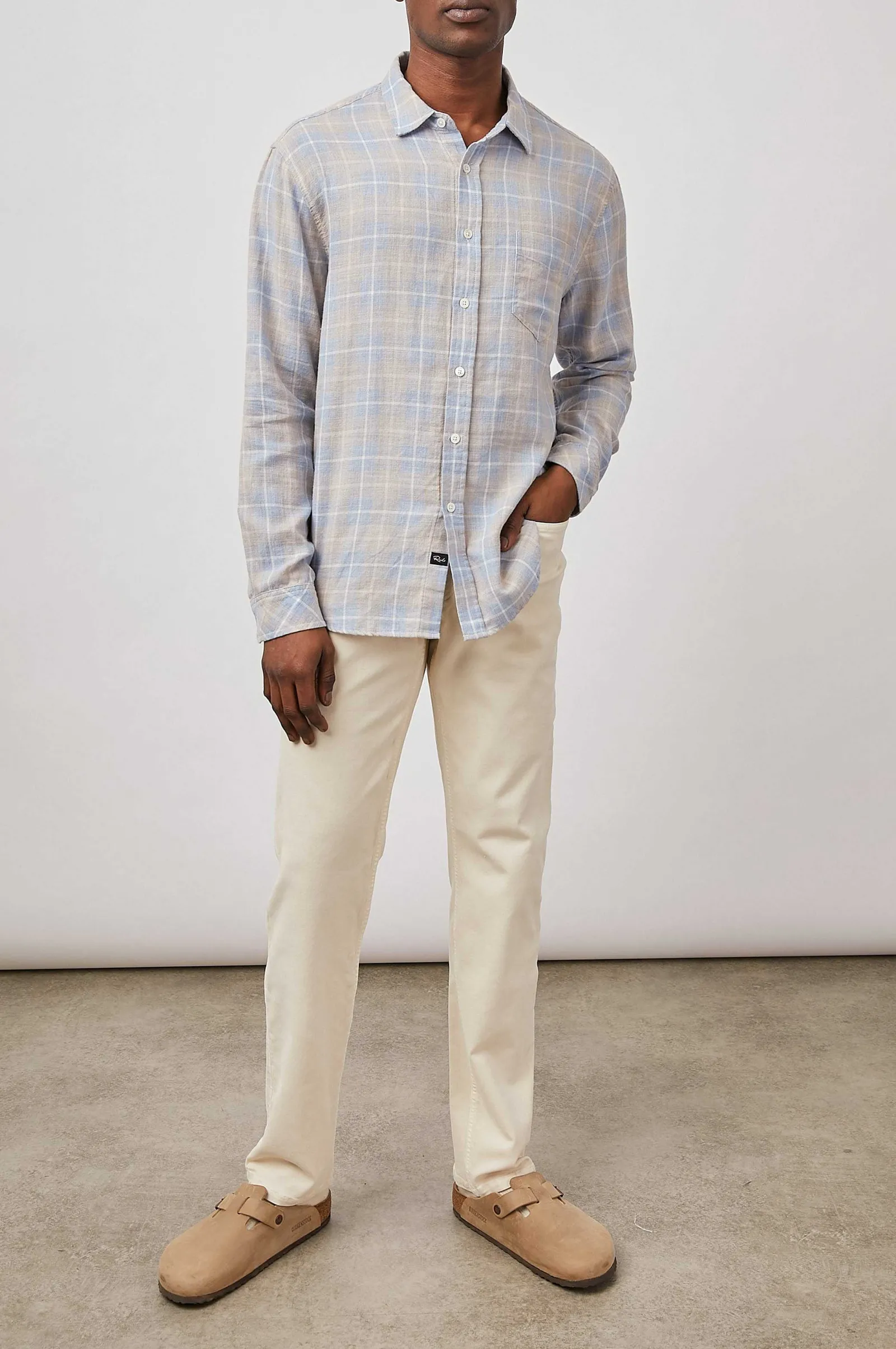 Heren Rails Wyatt Shirt - Kust Perzik Tide