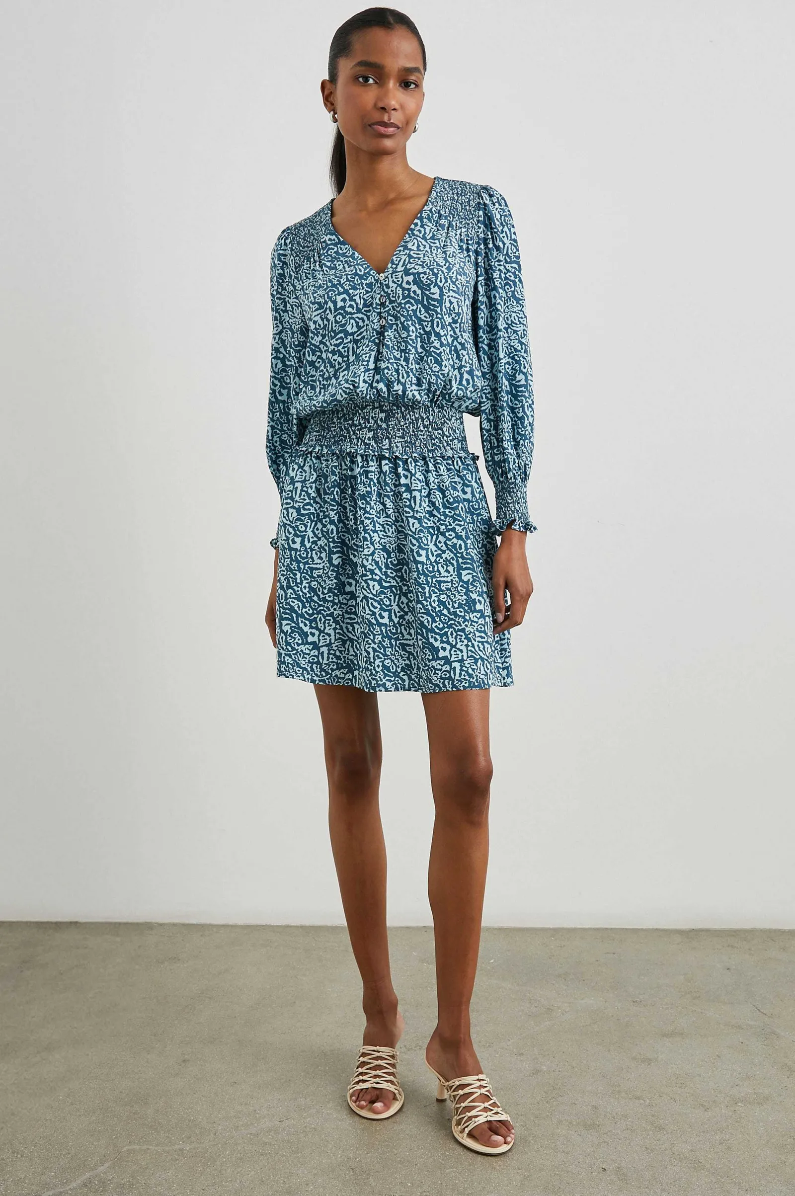Vrouwen Rails Zana Jurk - Blauw Havana