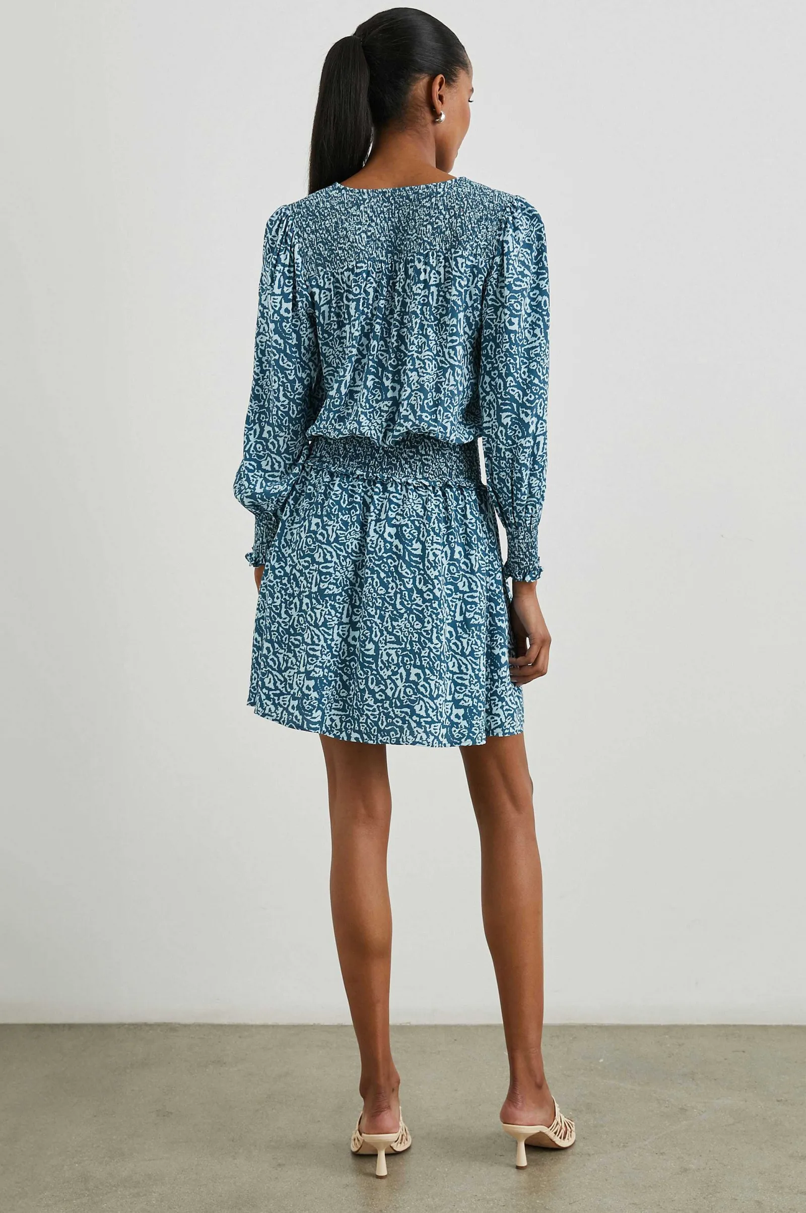 Vrouwen Rails Zana Jurk - Blauw Havana
