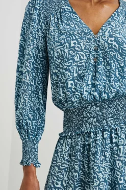 Vrouwen Rails Zana Jurk - Blauw Havana