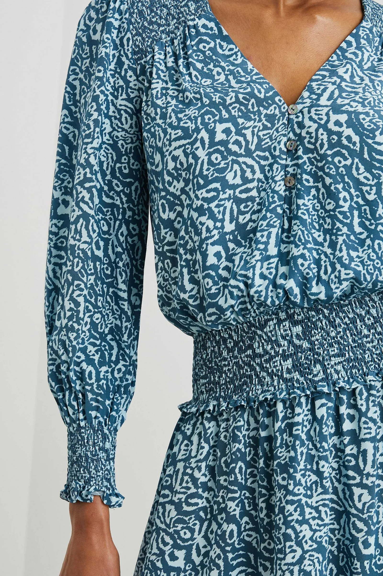 Vrouwen Rails Zana Jurk - Blauw Havana