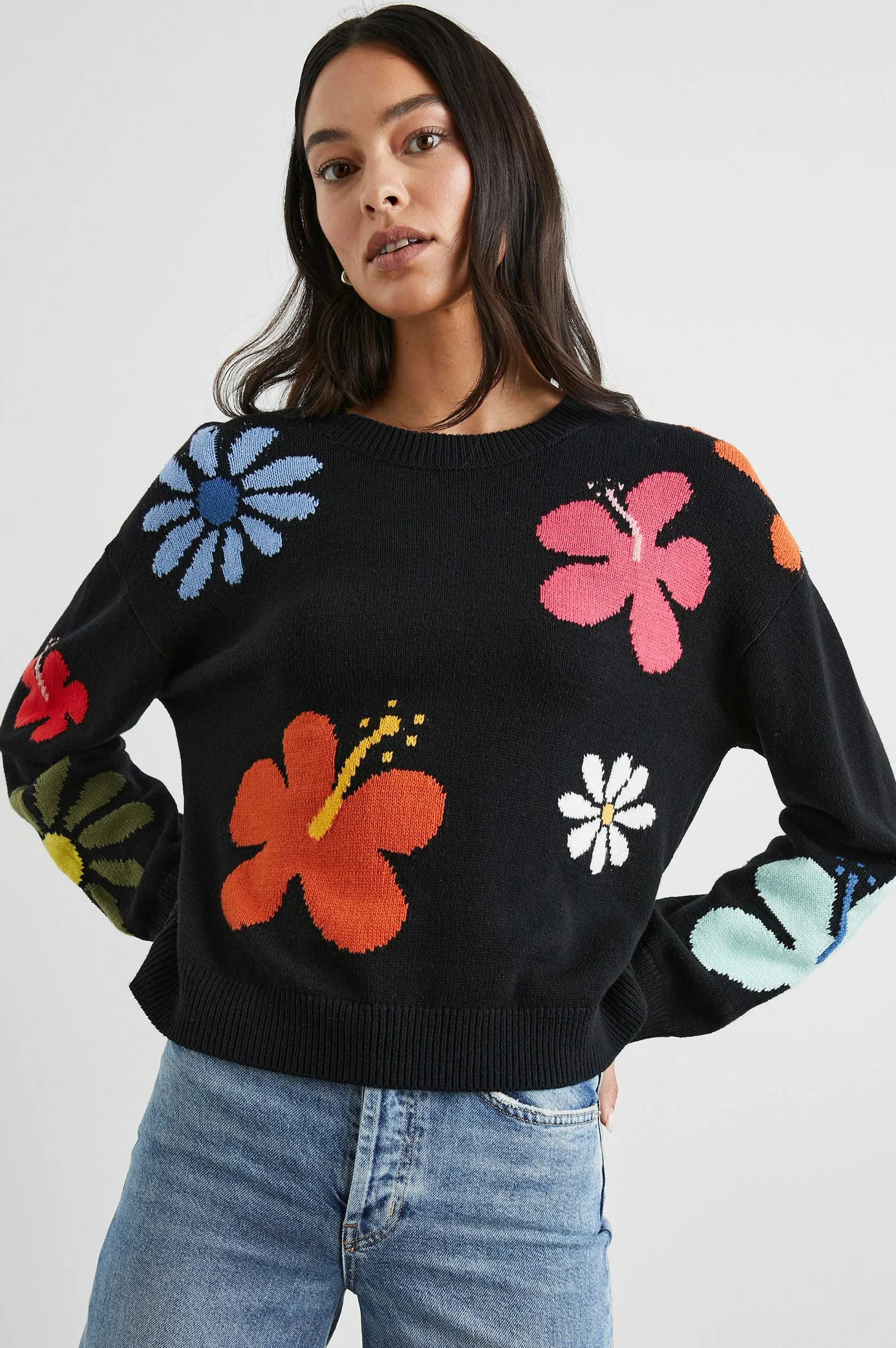 Vrouwen Rails Zoey Trui - Hibiscus Multi