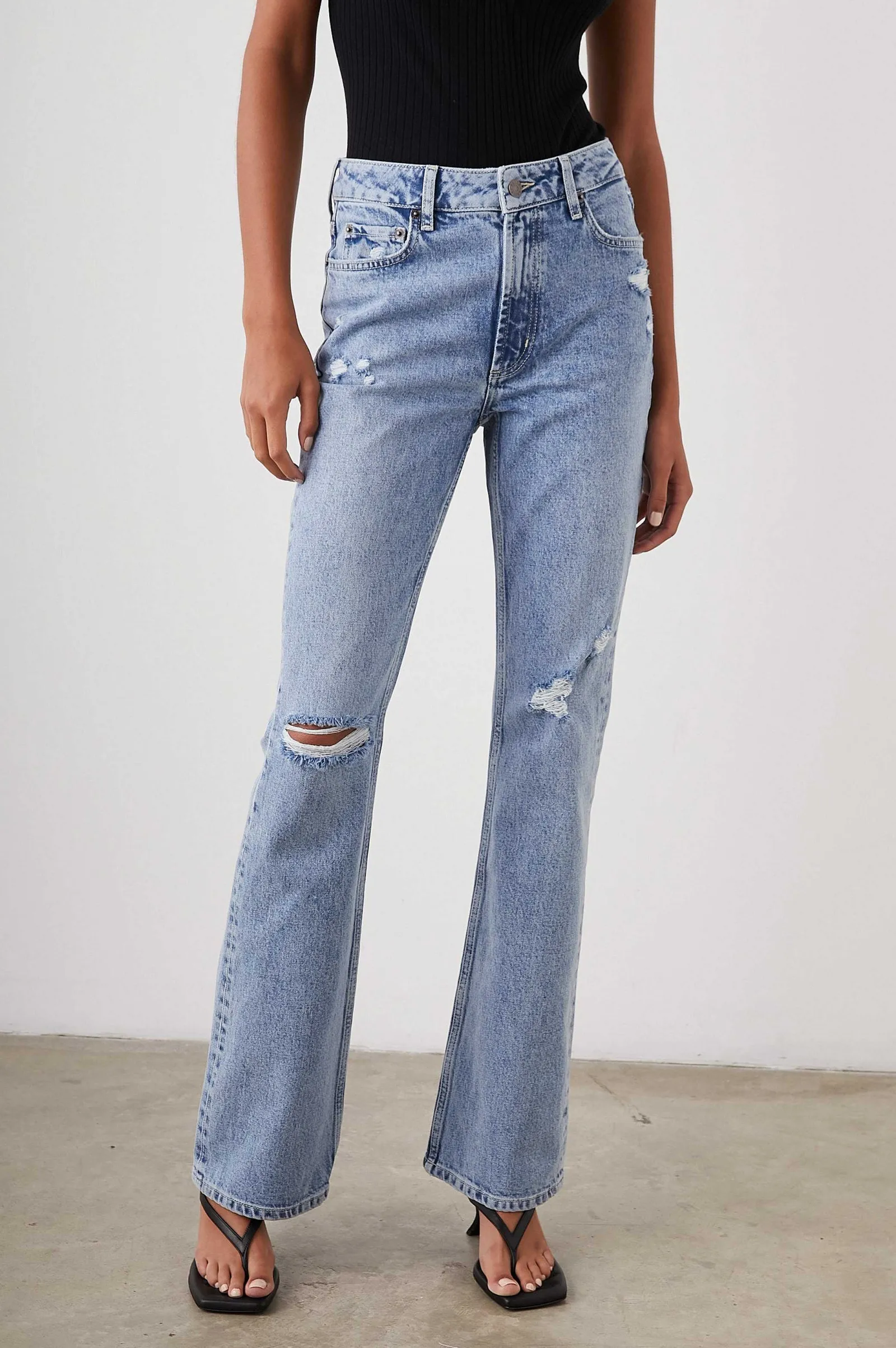 Vrouwen Rails Zonsondergang Slim Flare - Bluebell Distress