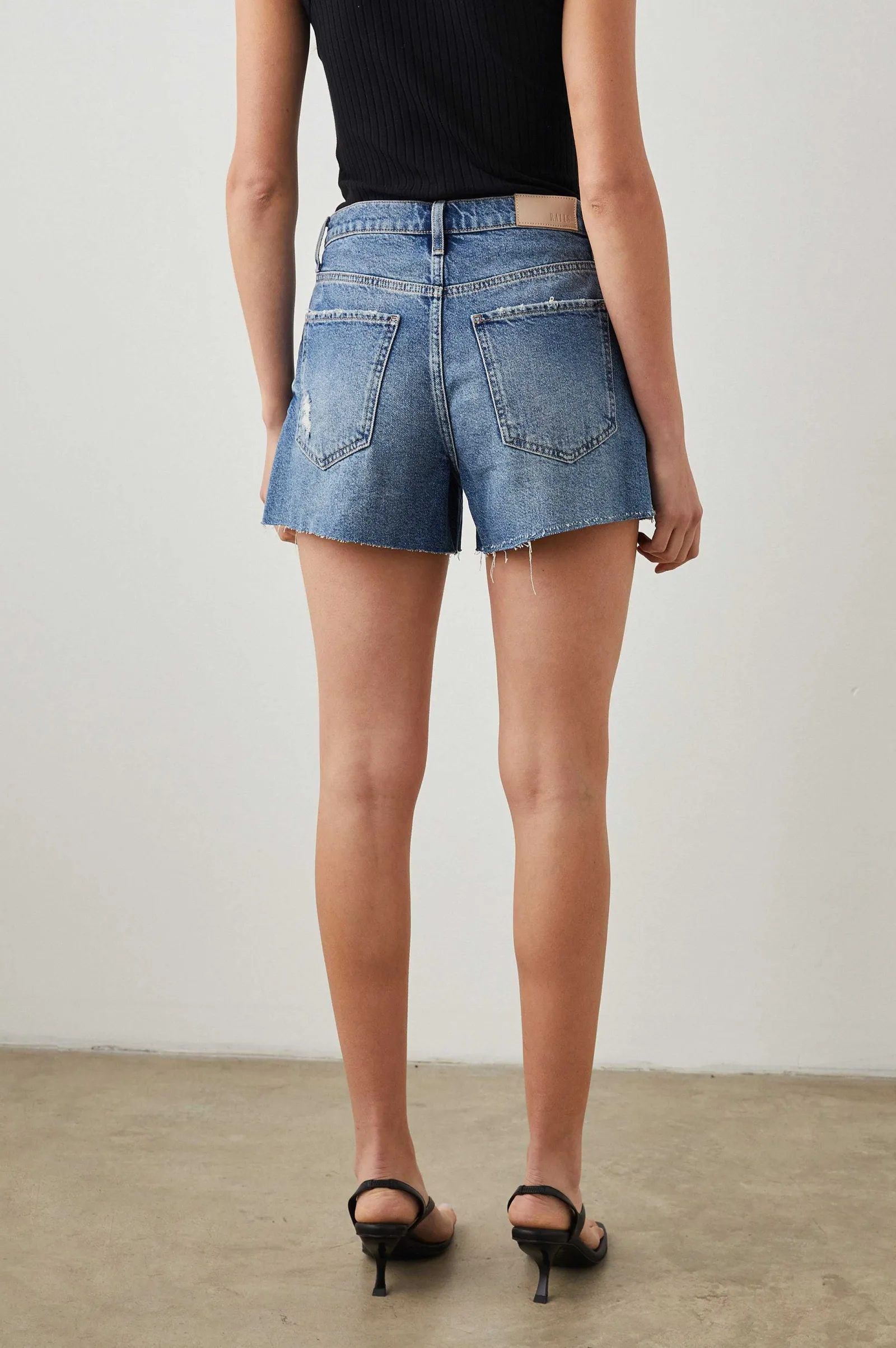 Vrouwen Rails Zuma Kort - Vintage Sapphire Distress